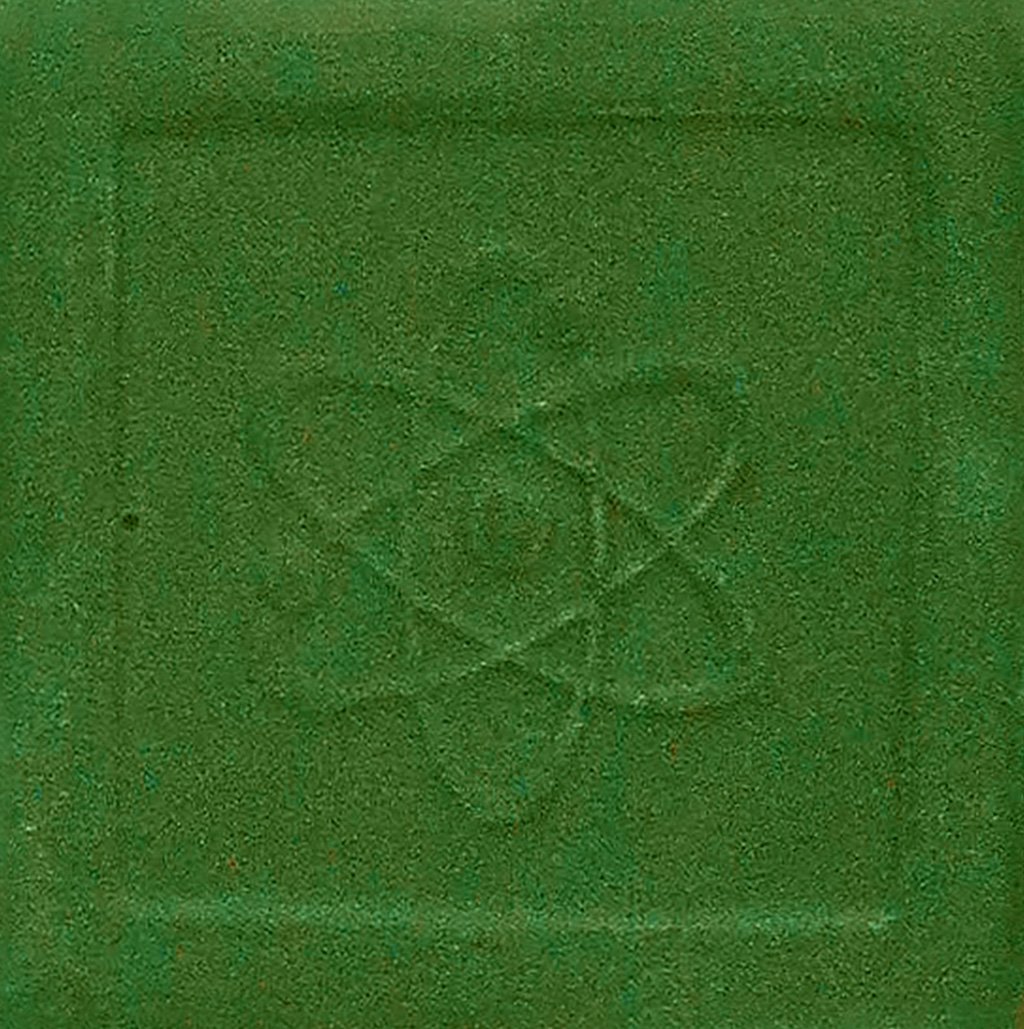 Темно-зеленая матовая глазурь (жидкая)