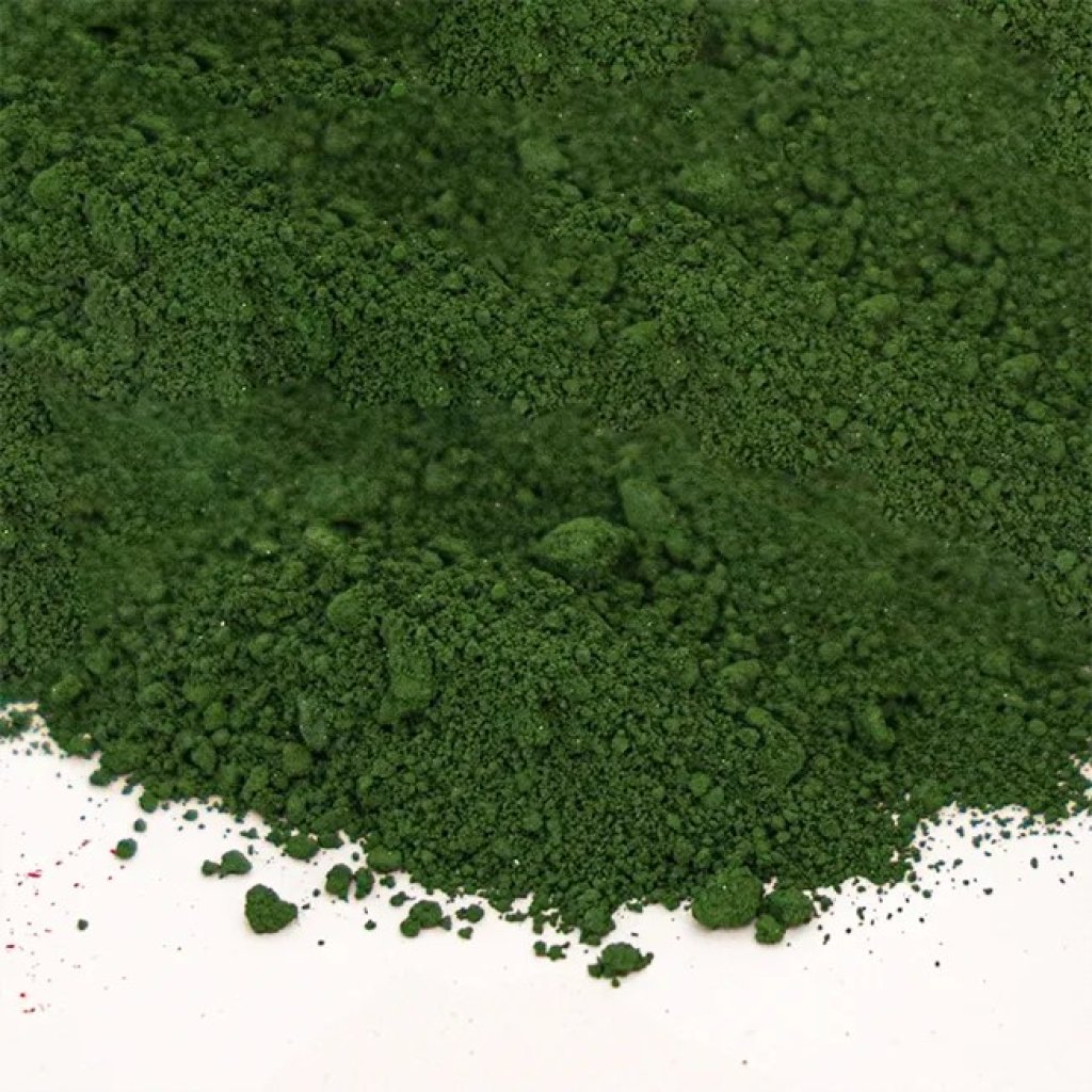 Порошковое покрытие темно-зеленого цвета